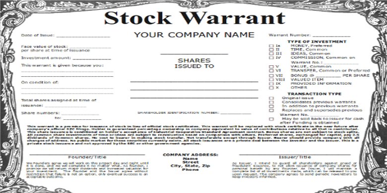 Stock Warrants - Where to Find a List of Outstanding Canadian Stock Warrants